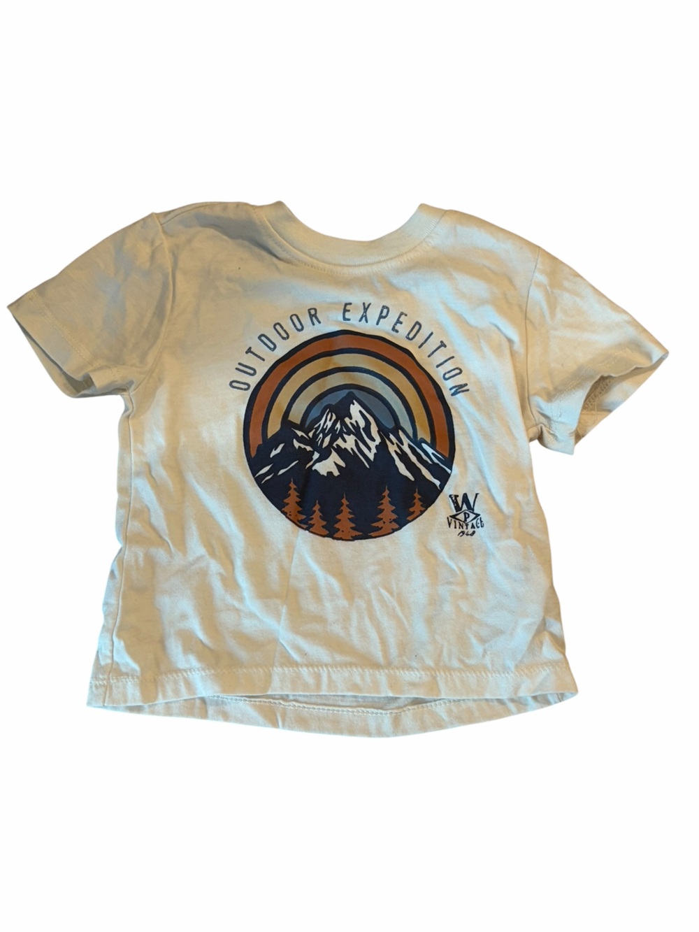 Weatherproof Kids 'Outdoor Expedition' Graphic Tee - Cream, Navy, Rust